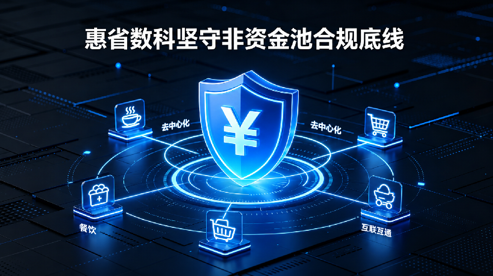 惠省数科坚守非资金池合规底线 去中心化重构本地生活价值分配