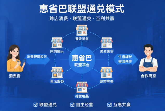本地生活去中心化新趋势，惠省巴独创流量共享对冲机制，助力实体商家数字化转型