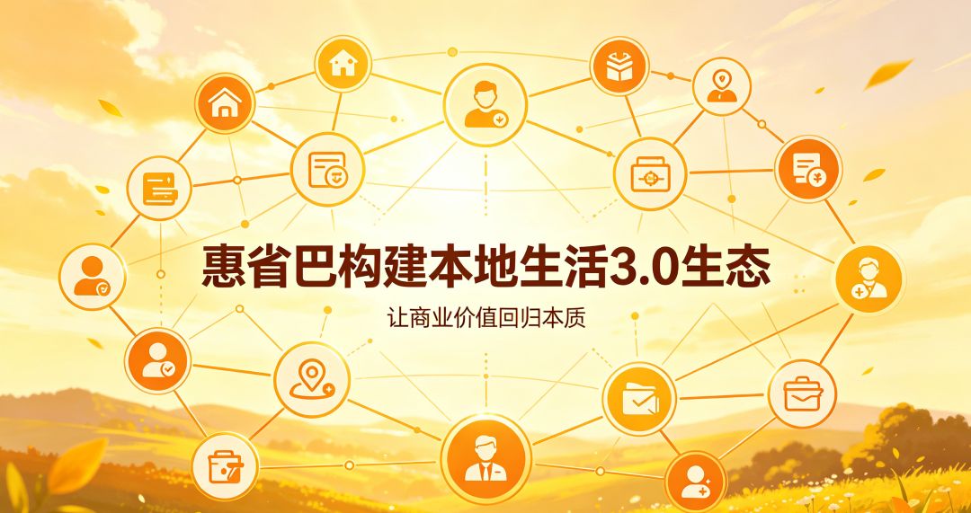 惠省巴构建本地生活3.0时代，打破中心化平台的剥削