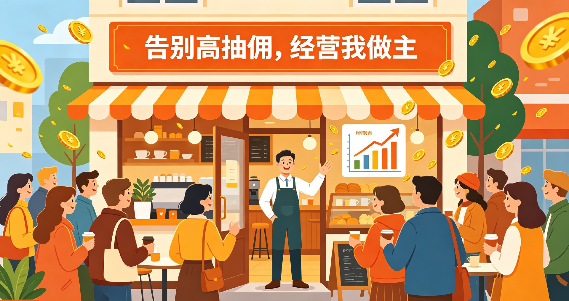 实体店自主增收，告别平台高抽佣，惠省巴模式，经营我做主