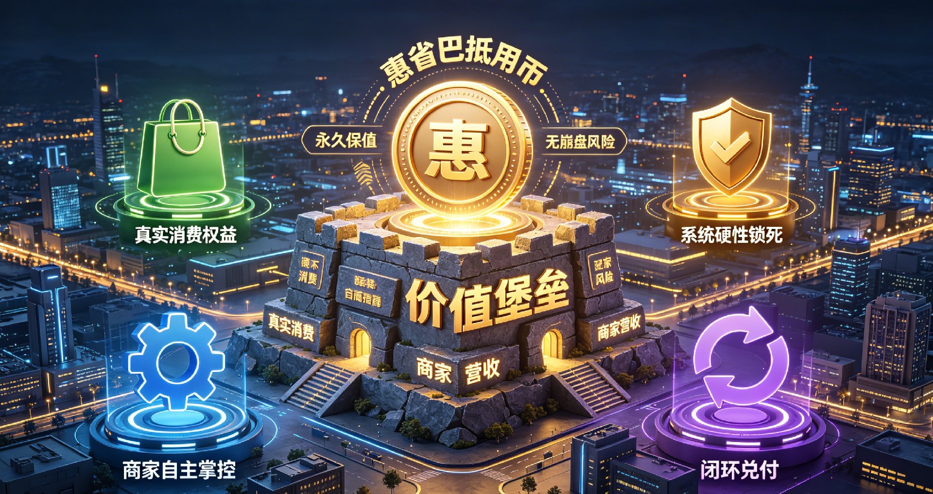 惠省巴抵用币，构建真实消费闭环的价值生态